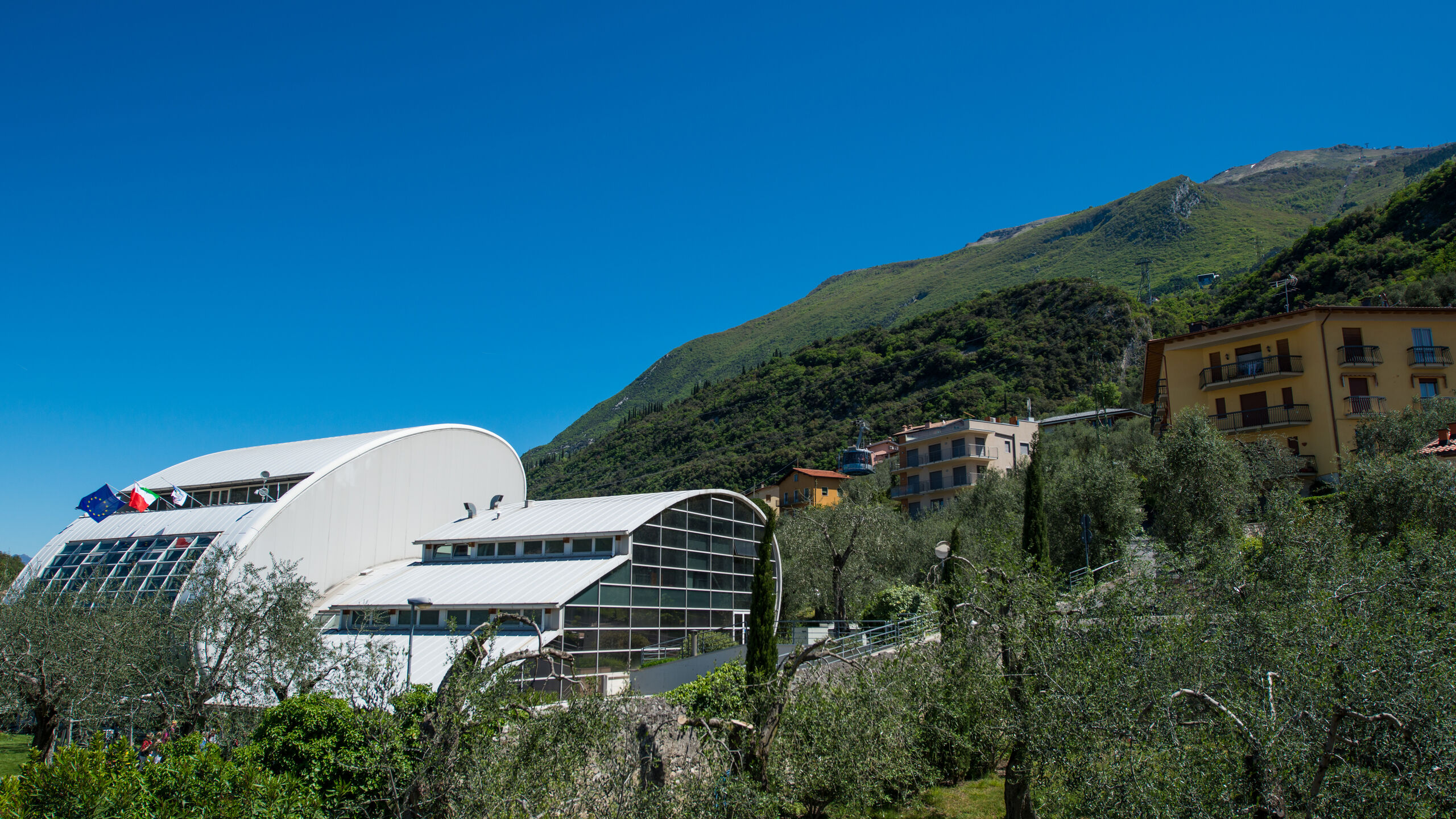 Die Seilbahn und der Monte Baldo