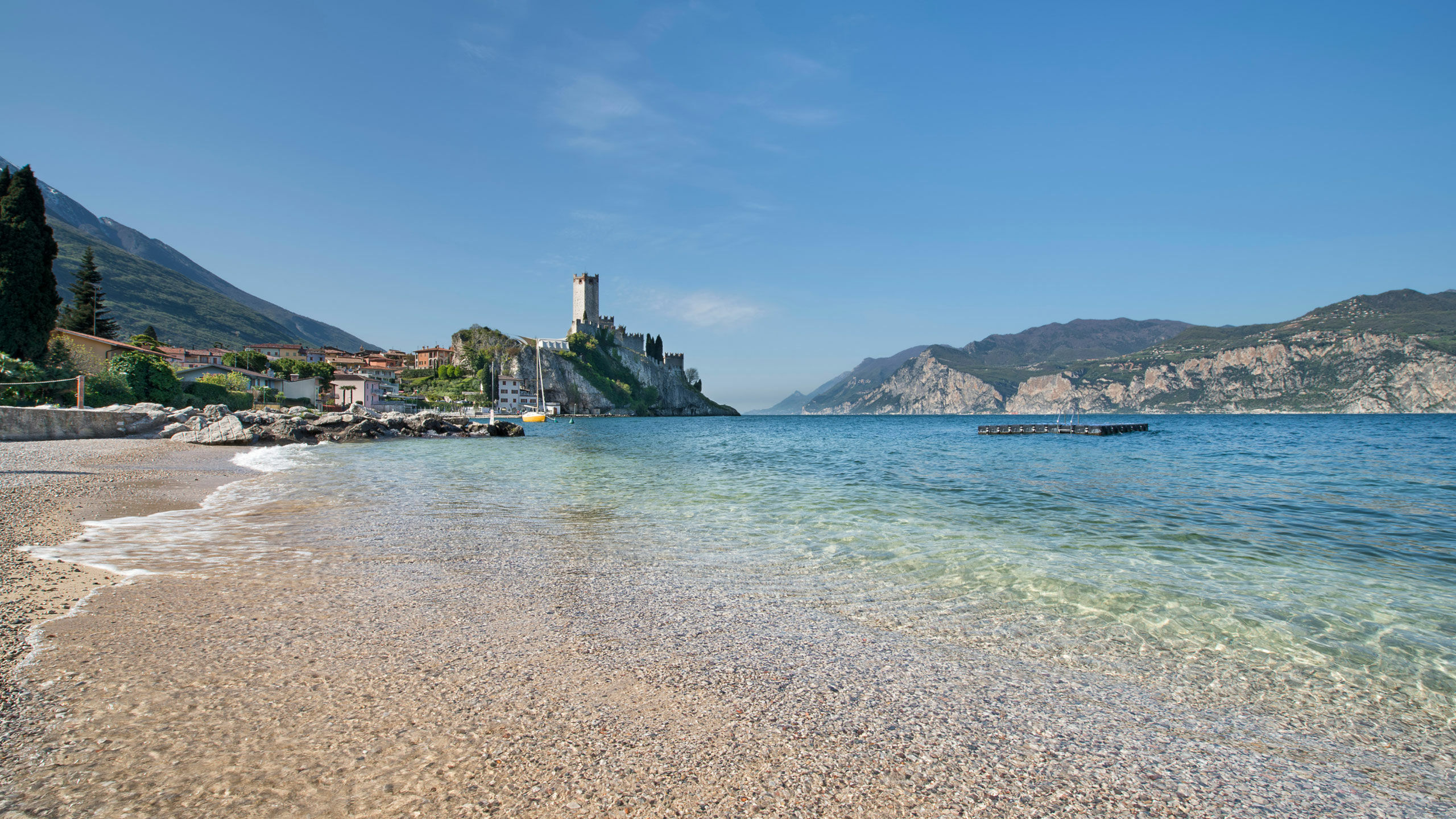 The beaches of Malcesine