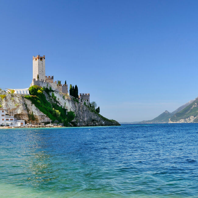 Das Schloss von Malcesine 