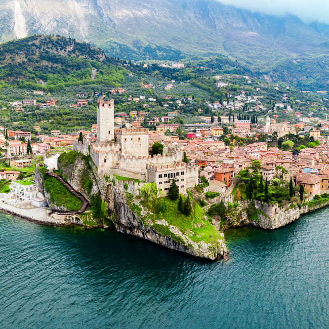 Das Schloss von Malcesine 