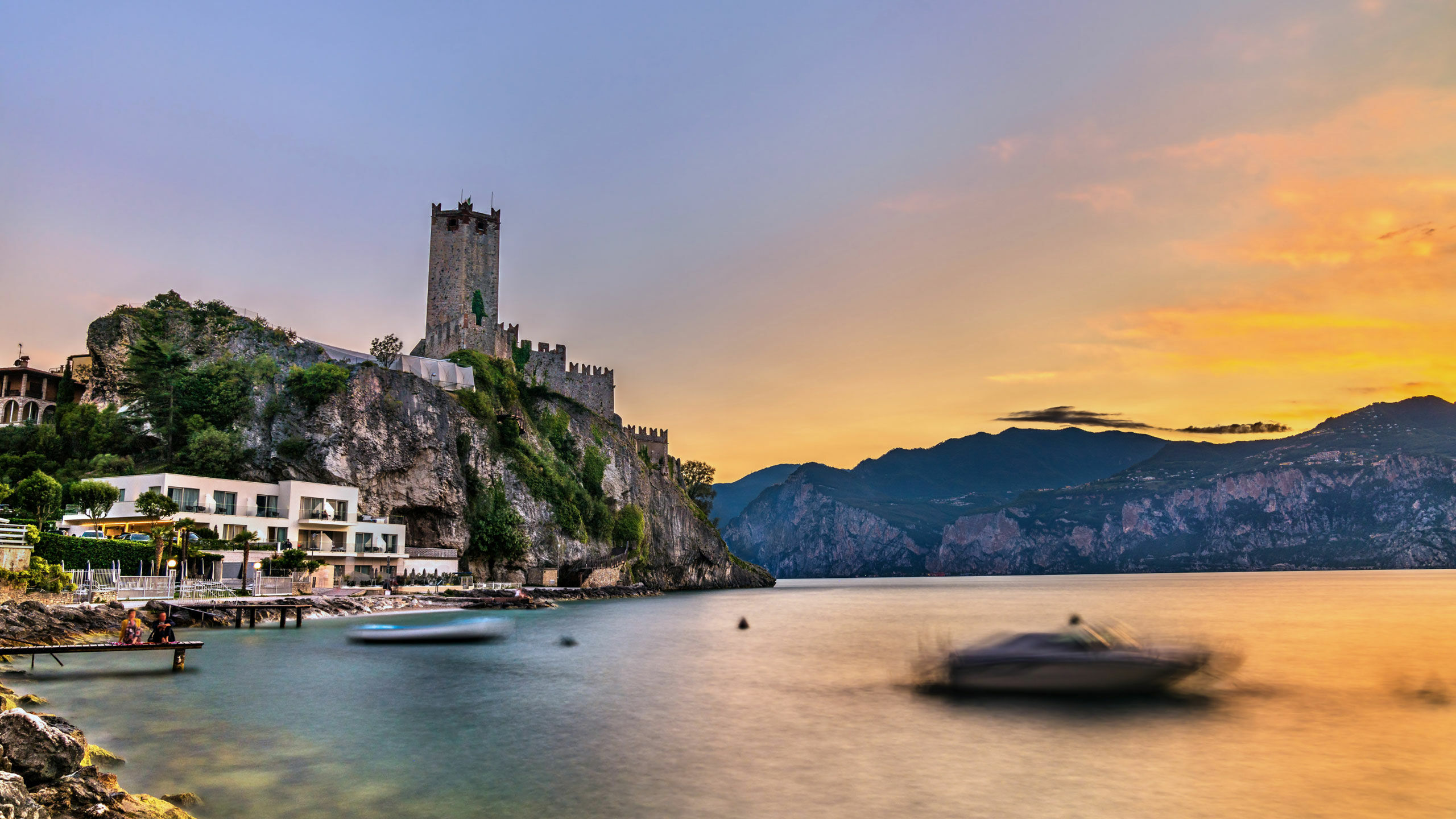 Das Schloss von Malcesine 