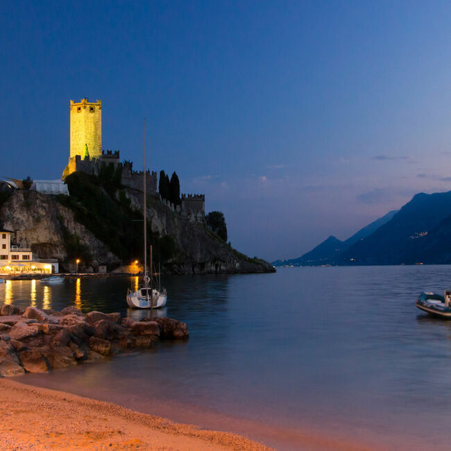 Das Schloss von Malcesine 