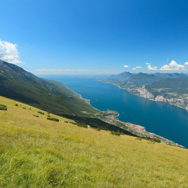 Die Seilbahn und der Monte Baldo